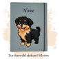 Preview: Dokumentenhülle für Hund Australian Shepherd black tan